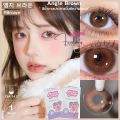 คอนแทคเลนส์ Many Lens รุ่น Angie สี Brown ราย 3 เดือน ปกติ/สายตาสั้น -0.50-10.00. 