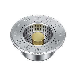 Universal Sink Drain Stopper Sink Drain Stopper Basin Filter Insert with Filter Pop Up Plug for Wash Basin Anti Clog Anti Odor and Insect Prevention Easy Installation