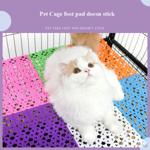 Dog Mat Multifunctional Splicing Plastic Mat Pet Dog Cat Pad Mesh Mat Bathroom Non-slip Mats Pad pet cage mat