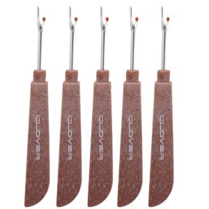 5ชิ้นตะเข็บริปเปอร์ไม้คุณภาพสูงสำหรับงานเย็บปักงานฝีมือแบบทำมือเครื่องมือตัดตะเข็บสำหรับอุปกรณ์เย็บผ้างานเย็บปักถักร้อย