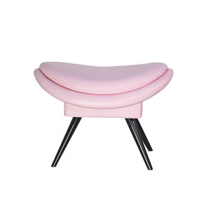 Ghế bành arm chair (egg chair OTRI Chummy) phong cách thư giãn thượng lưu chân xoay Phục Vị thiết kế mới nhất - Hồng