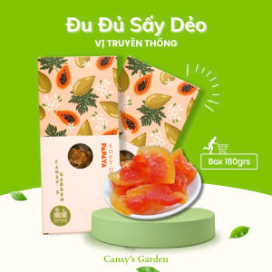 Hộp 180gr - Đu Đủ Sấy Dẻo