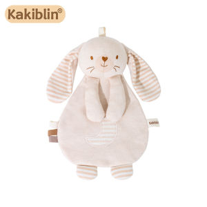 Baby soothing towel organic entrance doll sleeper with rattling toys sleep soothing towel