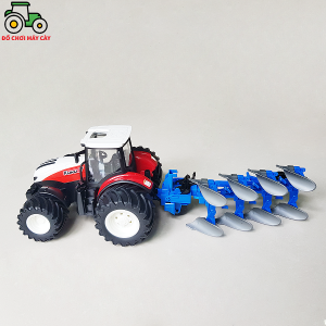 Máy kéo 210 HP_Bánh rộng + Cày trụ - Điều khiển từ xa (RC) xe máy cày đồ chơi xe nông trại MK16BRCT