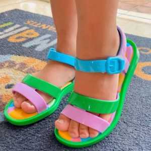 MINI MELISSA COLORLAND ( SIZE 22/23 - 30 ) SANDAL ANAK MINI MELISSA