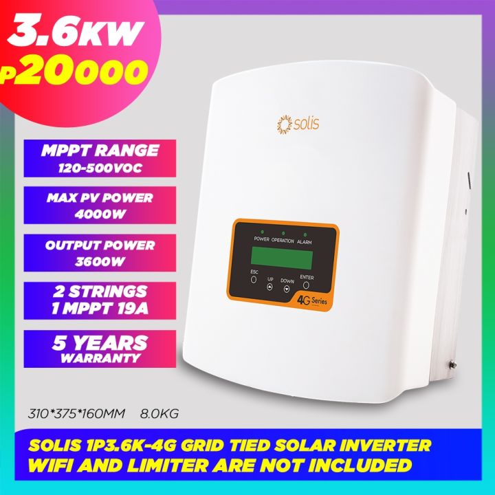 Solar Inverter Solis On Grid Tied Solar Inverter - 3000Watts | Lazada PH