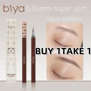 【Local Stock】[BUY 1 TAKE 1]Biya Liquid Eyebrow Pencil Waterproof Ultra Fine Nib Eyebrow Pencil Sweat Resistant Eyeliner Pen Longlasting And Does Not Smudge Eyeliner