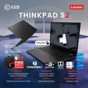 Lenovo ThinkPad S2 Gen 6 2021 Brand New Laptop Intel® Core™ i7- 1165G7 Touchscreen / i5- 1135G7 Not touch screen 13.3" FHD 16GB RAM 512