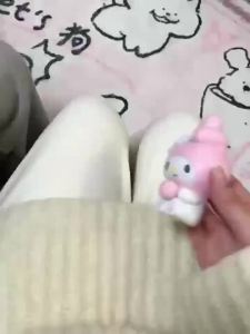 New Slow rebound exquisite and cute Sanrio Kuromi Melody blowing bubbles to release and relieve stress Pressure vessel