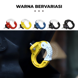 Cantolan Motor Besi RT-9325 Gantungan Barang Serbaguna Model Bulat Tempat Tas Helm Plastik  Belanjaan Aman Kokoh