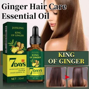 codGinger Hair Care Essential Oil Nourish Scalp Hair Follicles Gentle Refresh Control Oil Strengthen Hair Roots Nutrient Solution