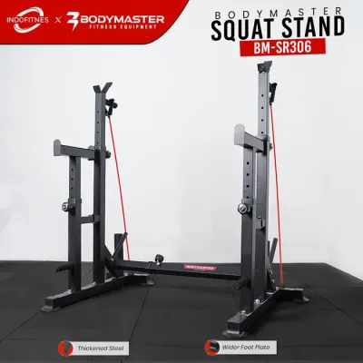 PROMO BODYMASTER Squat Stand BM-SR306 Squat Rack Bench Press Home Gym Barbell Tiang Workout