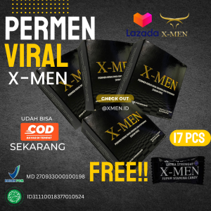 PERMEN XMEN 100% ORIGINAL HERBAL GINSENG | LEBIH DARI SATU BOX MAKIN MURAH | PERMEN STAMINA PRIA 100% ORIGINAL