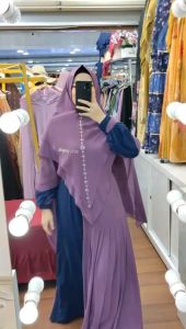 BISA COD || ALISHA MUSLIM FASHION SYARI SET KHIMAR TERBARU CERUTY ARMANY BABYDOLL GAMIS SYARI ARSYAKAYLA PREMIUM