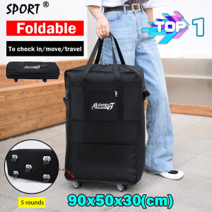 travel duffel bag Oversized Oxford cloth moving folding travel bag air check-in bag bag with wheels