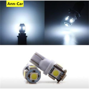 【Ann-Car】1PCS T10 LED BULB 5050 5 SMD 12V Car Interior Dome Light LED Bulbs Parking Marker Backup Lights Super Bright Auto Lamp