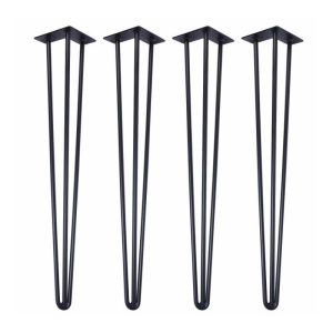 2/3rod Hairpin Legs 1pcs DIY Metal Support Desk Table Legs For Furniture Hardware Furniture Fittings