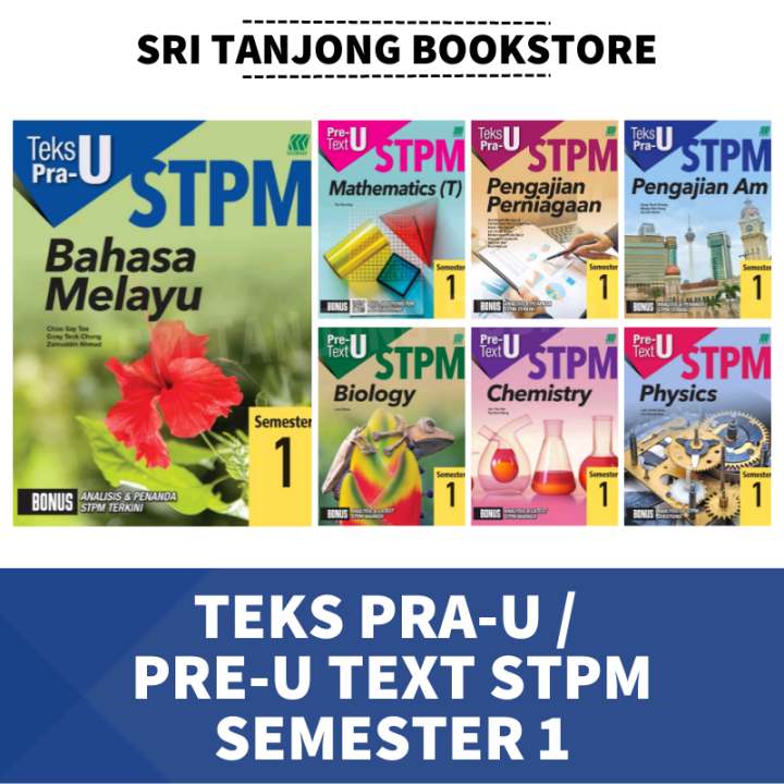 [st] Sasbadi Buku Latihan And Buku Rujukan 2024 Teks Pra U Stpm Semester