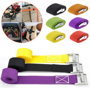 JaneDream 2M Motorcycle Bike Luggage Bag Tow Rope Strong Tie-Down Belt Cargo Straps