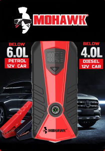 MOHAWK Jump Start Power Bank 98800mAh Emergency High power Car Jump Starter Battery With Tyre Pump