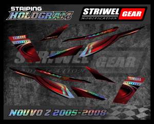 Nouvo Z Stiker List Striping Hologram Yamaha Nouvo Z 2007