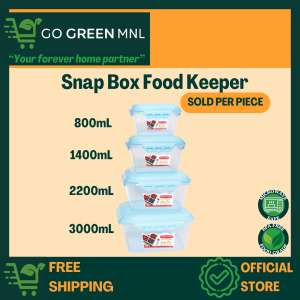 Snap Box Food Keeper Food Storage Container | 800mL 1400mL 2200mL 3000mL