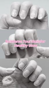 Beetles Nail Strengthener 1Pcs 15ml Air Dry Pink Neutral Strengthener and Nail Growth ment Strengthener for Thin Nails and Growth