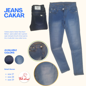 MD Shop Celana Jeans Cakar Bahan Halus Adem di Kulit dan Nyaman Dipakai