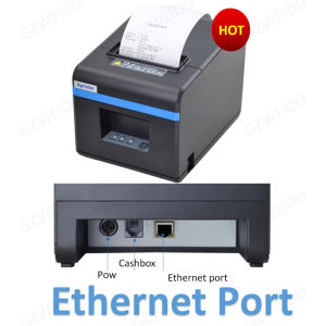 Xprinter 80mm WIFI Bluetooth Thermal Receipt Printers POS Printer With Auto Cutter For Kitchen USB/Ethernet Port Shop Restaurant