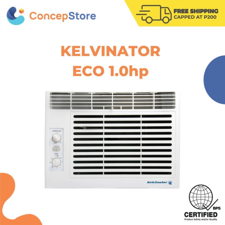 Kelvinator 1.0 HP Eco Air Window Type Air Conditioner | Lazada PH