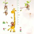 Decal dán tường THƯỚC ĐO CHIỀU CAO cho bé nhiều mẫu- Tranh dán tường trẻ em.