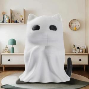 💥【Special price】💥UWO งานฝีมือตกแต่งบ้าน1ชิ้นเครื่องประดับผีลูกแมวขนาดเล็กบรรยากาศโต๊ะน่ารักส่งความรู้สึกฮาโลวีนของขวัญแมวแฟนสาว