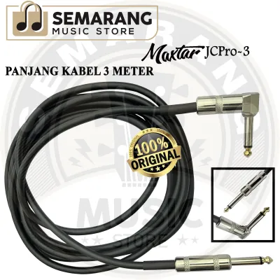 ORIGINAL!!! Kabel Jack Instrument Cable Maxtar JCPro-6 Kabel Jack Gitar Bass Keyboard Audio ke Sound atau Speaker Kabel Jack Original