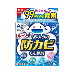 Lion LOOK Plus Mold Prevention antifungal fungicide for Bathroom Mold and mildew Removal (Floral / Soap / Mint ) - Import from Japan