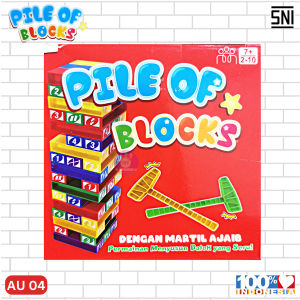 PILE OF BLOCKS / Domino Games / Puzzle block / Mainan pukul balok /  mainan edukasi anak SNI