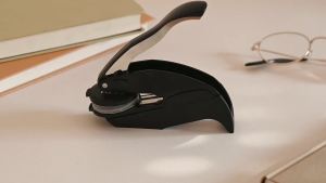 Book Embosser Personalized Stamp By Me    from The Library of    Ex Libris    Floral Book Stamp Personalized    Custom Library Stamp    Book Embosser Custom Self-Inking    Customize Your Name & Design