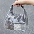 Waterproof Quick-Dry Buckle Type Swimming Bag Mesh Design Beach Bag Large Capacity Storage Bag Lightweight Toiletries Bag. 