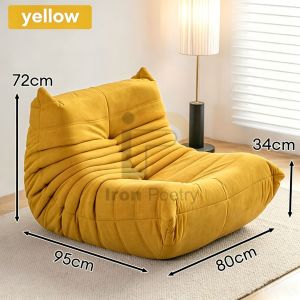 lron Poetry.PH Lazy Sofa Breathable Student Dormitory Backrest Chair Balcony Bedroom & Living Room