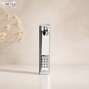 FR-C1022 Gunting Kuku Stainless Steel Hitam Doff Anti Slip / Gunting Kuku Jumbo / Alat Potong Kuku