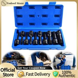 【24Hours Shipped】 10Pcs 1/2In Hexagonal Drive Bits Kit Rust Proof Pneumatic Wrench Tool For Repair Accessories