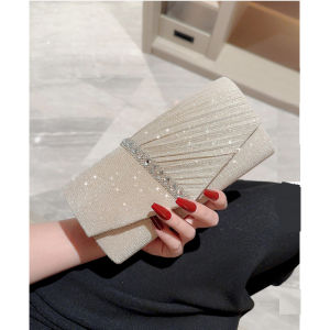 Clutch nữ ví dài cầm tay cao cấp phù hợp dự tiệc sang chảnh tiểu thư BAG U CSG16