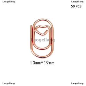 [COD] Laogeliang 50 pcs Mini tình yêu máy tính xách tay Bookmark chất kết dính kẹp giấy Phụ Kiện Kẹp giấy
