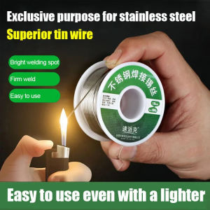 jiketai Stainless steel solder wire Lighter Solder Wire Easy Melt Solding Household electric iron solder wire