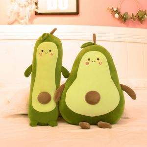 Gấu Bông Hình Trái Bơ Dài Gối Ôm Trái Bơ Thú Bông Bơ Dài Siêu Yêu