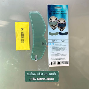 Miếng Dán Chống Nước Mũ Bảo Hiểm Hamart Decal Dán Kính Nón Bảo Hiểm Trùm Đầu Biker Motor Chống Bám Nước