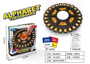 24-Key Crazy Letter Board Game Parent-Child Interactive Educational Table Game Childrens Focus Letter Learning Creative Desktop Toy