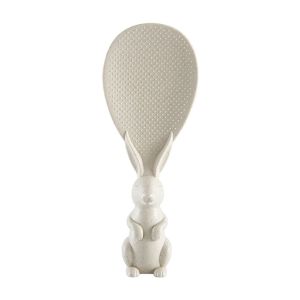 Muỗng bới cơm chống dính thiết kế hình dạng chú thỏ đứng an toàn tiện dụng cho nhà bếp - Lumbley