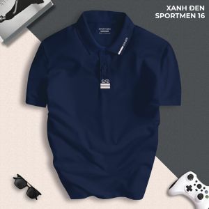 [SPORTMEN 16] BST Áo Polo Nam Form Slimfit Vải Thun Co Giãn 4C Thoáng Mát Không Xù Lông