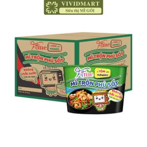 [THÙNG 12 TÔ] - THIEN HUONG FOOD - Mì tô trộn phủ sốt Fitme hương vị tôm kiểu Hawaii Mì tô trộn Fitme tôm kiểu Hawaii (110g/tô)