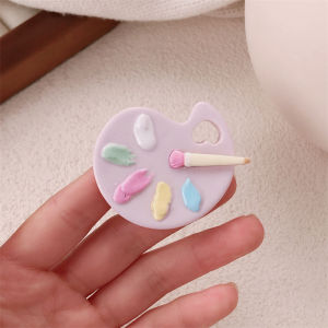 Kai Si Ke Dễ Thương Palette kẹp tóc Cho Phụ Nữ Ngọt Ngào Mini Nghệ Sĩ Thiết Kế Mỏ Vịt Kẹp